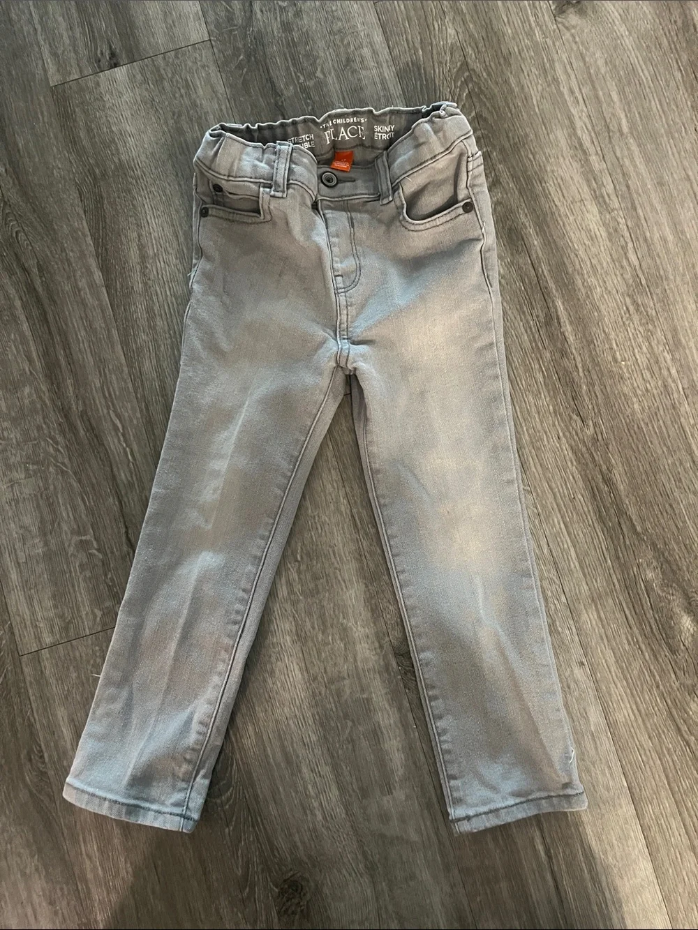 The Children's Place Light Gray Skinny Jeans for Kids